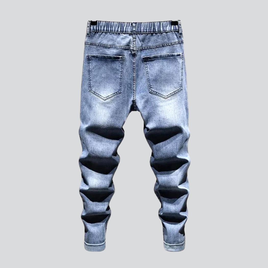 Urban men denim joggers