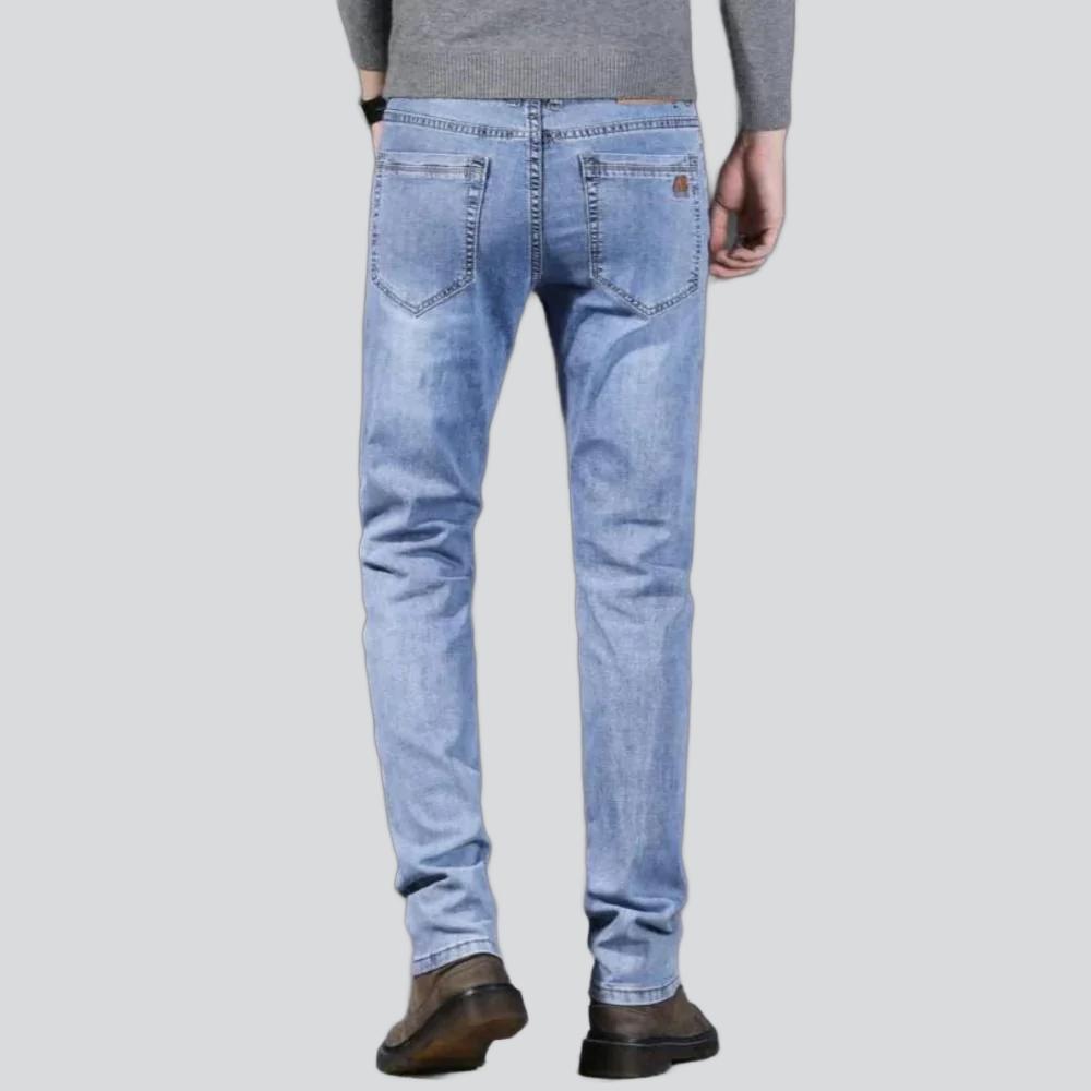 Elastische Straight-Fit-Jeans für Herren