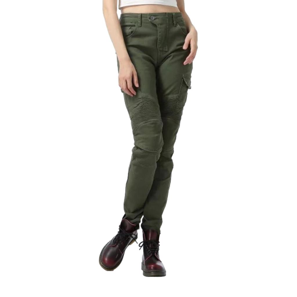 Schlanke Damen Motorradjeans