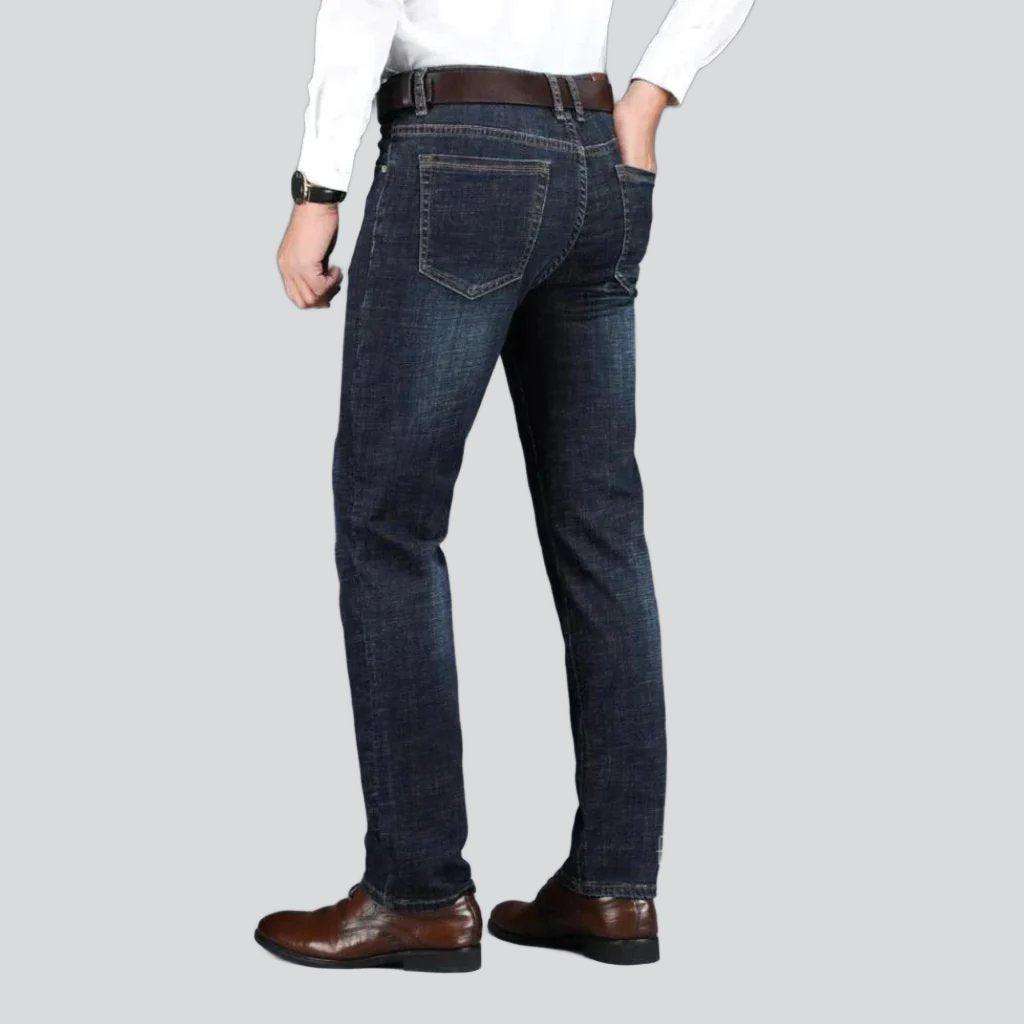 Business casual dark men jeans