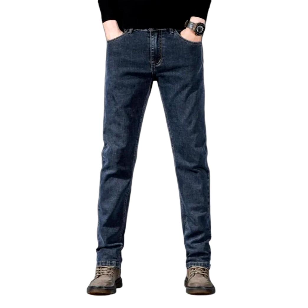 Elastische Straight-Fit-Jeans für Herren