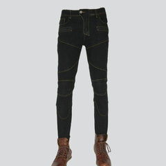 Skinny men biker jeans