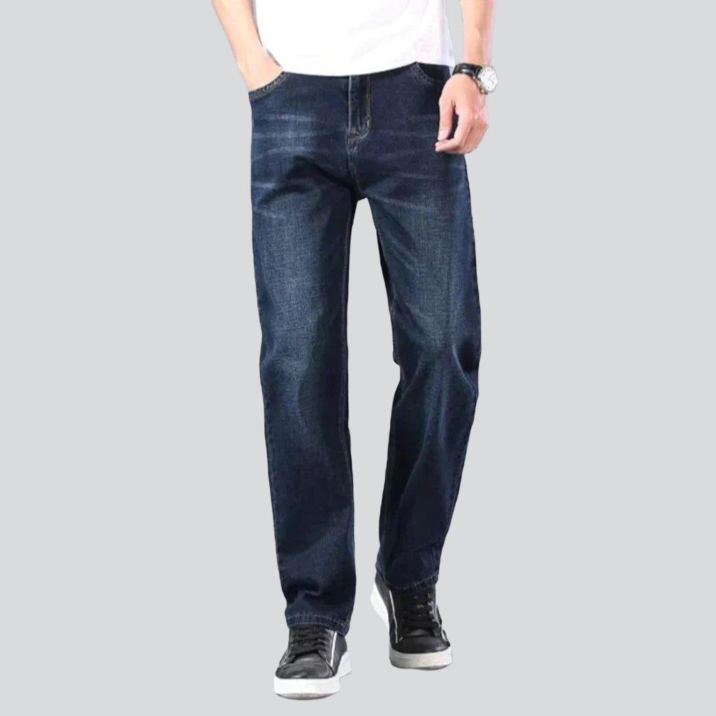 Straight-fit casual jeans for men