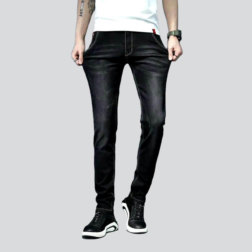 Slim color jeans for men