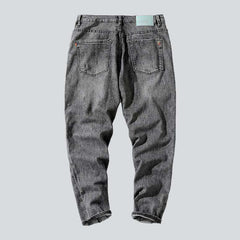 Pantalones vaqueros holgados de color gris para hombre