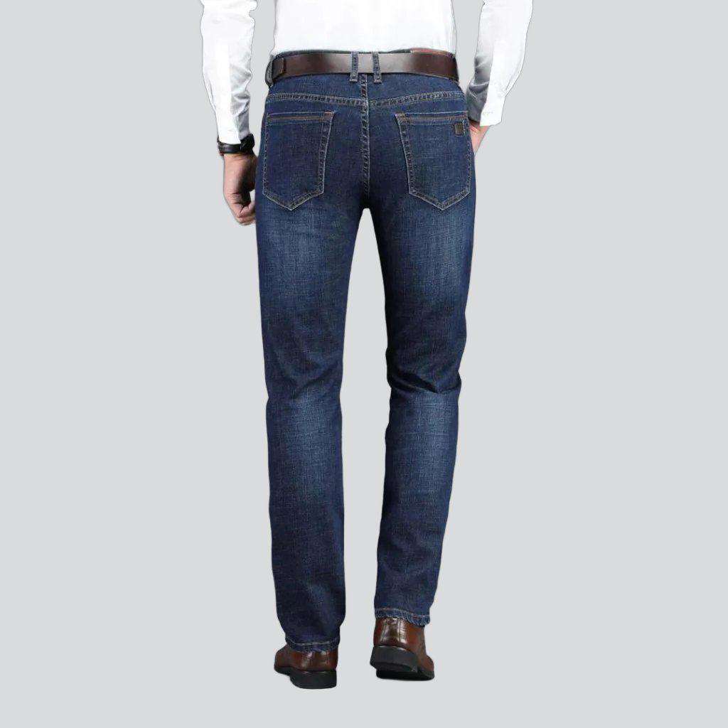 Business casual dark men jeans