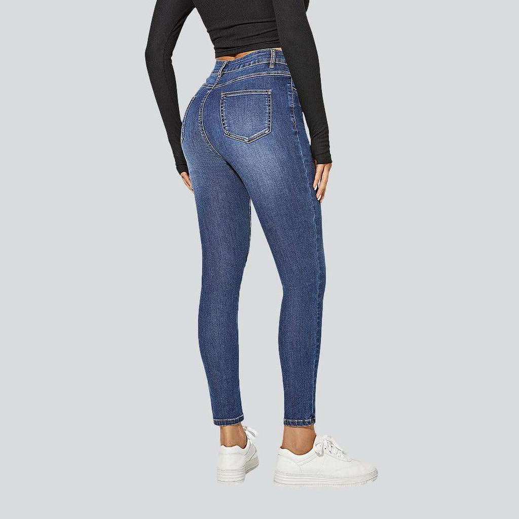 Ankle-length skinny women jeans