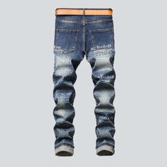 Jeans mit Aufschrift-Print für Herren