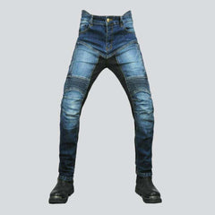 High-quality breathable biker jeans