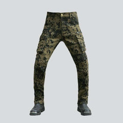 Hochwertige Camouflage-Bikerjeans