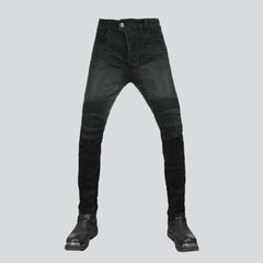 High-quality summer biker jeans