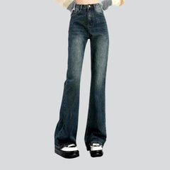 High-waist women street jeans