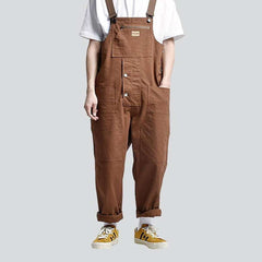 Jeans bib overall for men