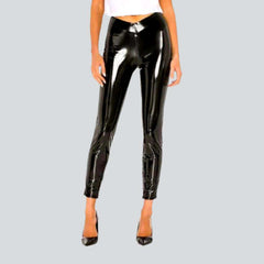 Latex skinny women jeans pants