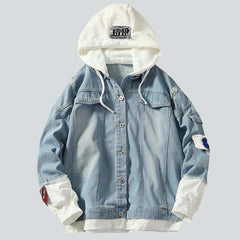 Light blue men jeans jacket