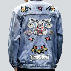 Light-wash men jean jacket