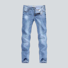 Light wash thin men jeans