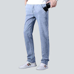 Mobile pocket slim men jeans