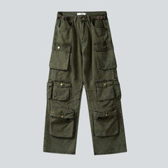 Multi cargo pocket men jeans