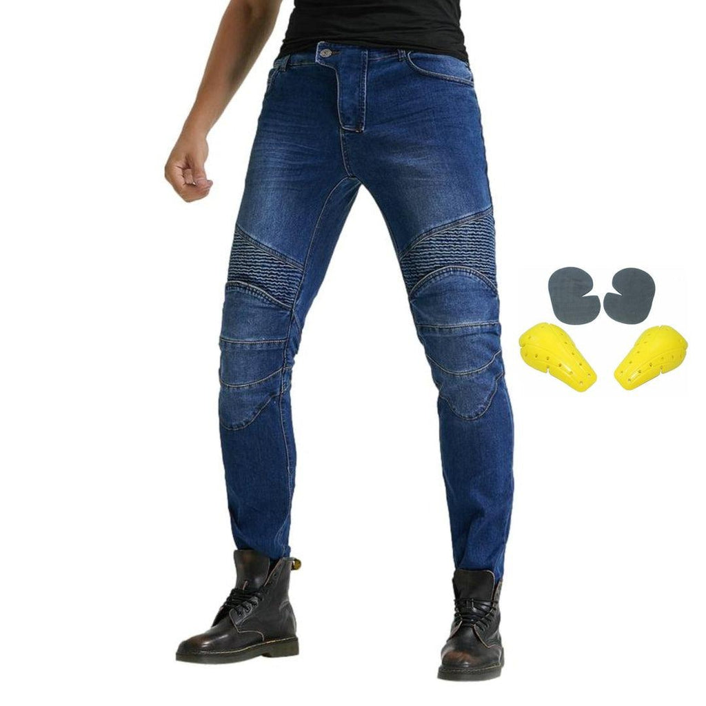 Waterproof men biker jeans