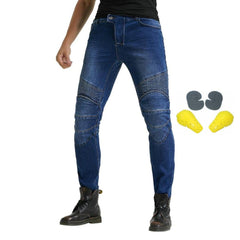 Waterproof men biker jeans