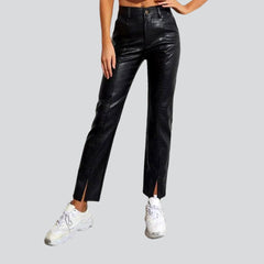 Ornament Stoff Damen Wax Jeans