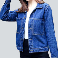 Outerwear y2k women jean jacket