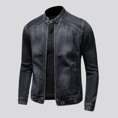 Vintage Moto Jeansjacke für Herren