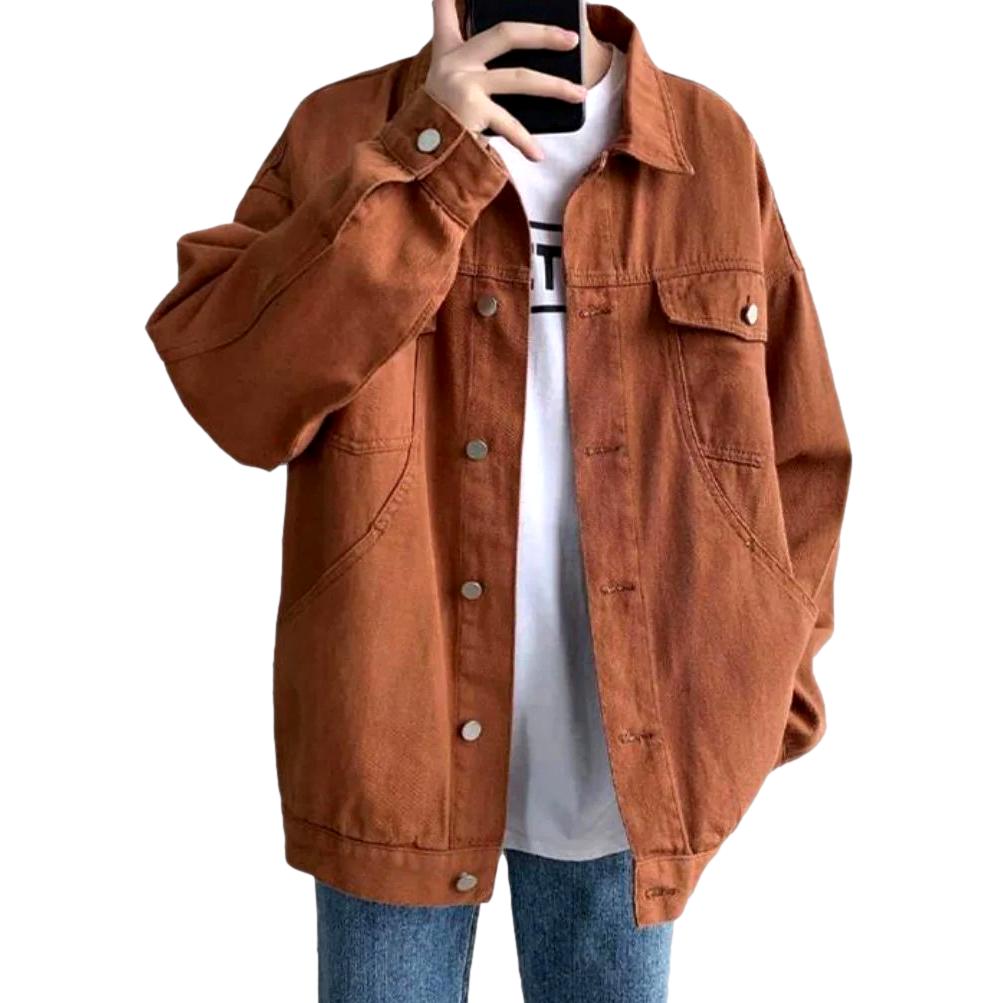 Streetwear oversized men denim jacket