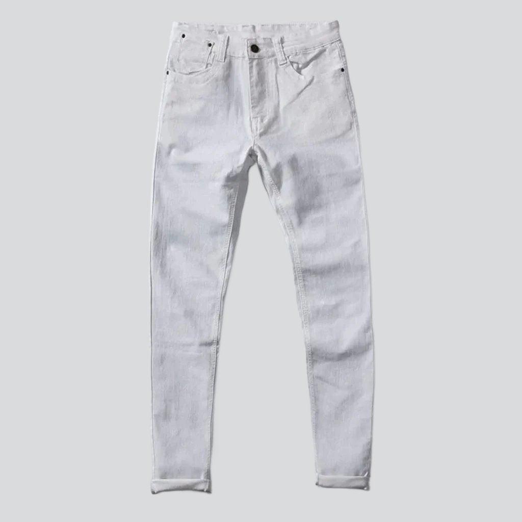 Slim color jeans for men