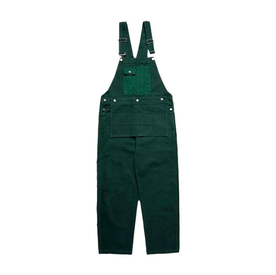 Removable pocket workwear denim dungaree