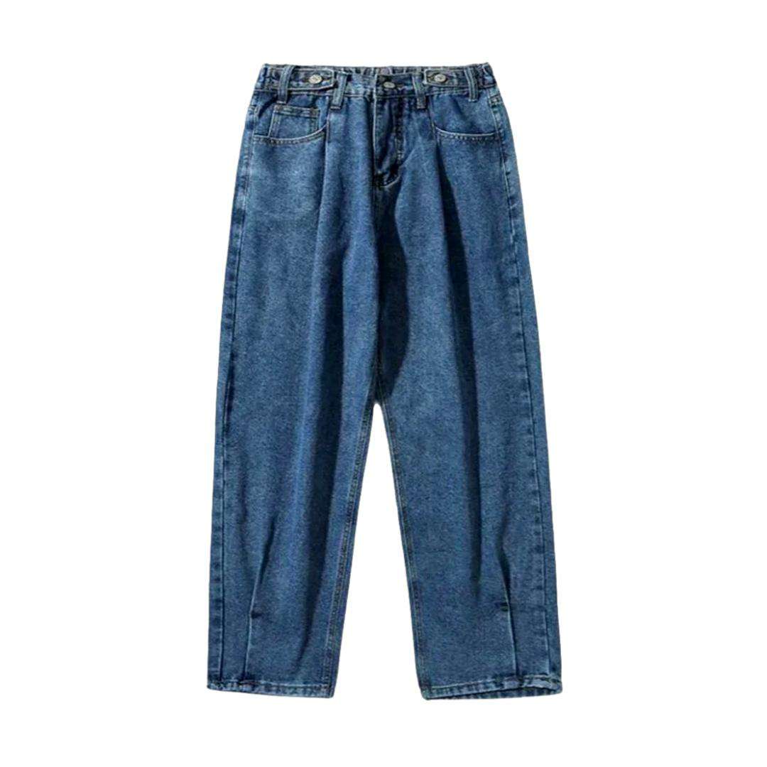 Baggy-Jeans für Herren mit verstellbarem Bund