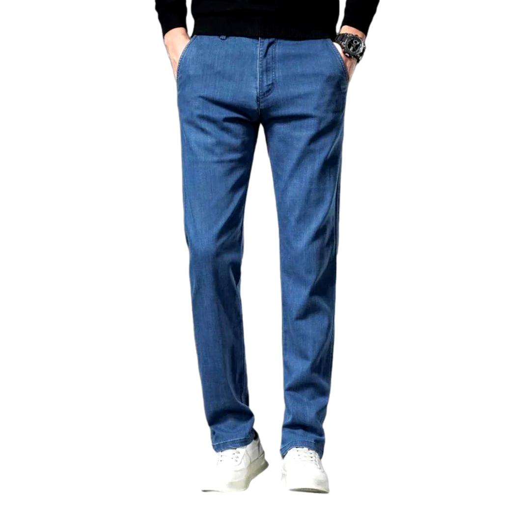 Slim stretch men denim pants