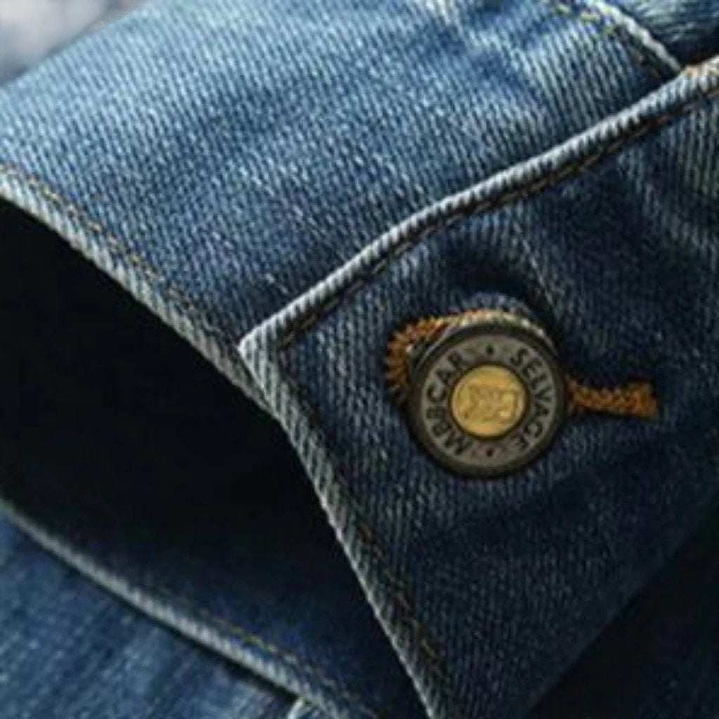 Fashion denim jacket for men