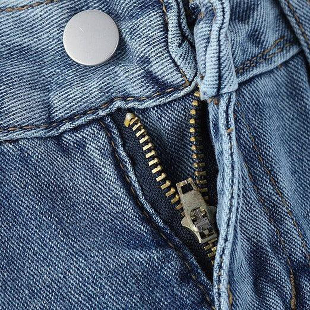 Mini-Jeansrock mit Vintage-Fills