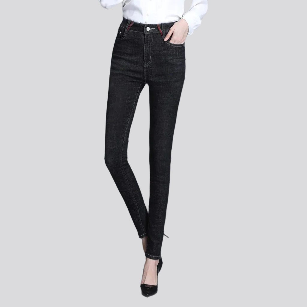 Stretchy skinny jeans for ladies