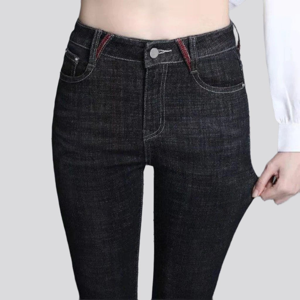 Stretchy skinny jeans for ladies