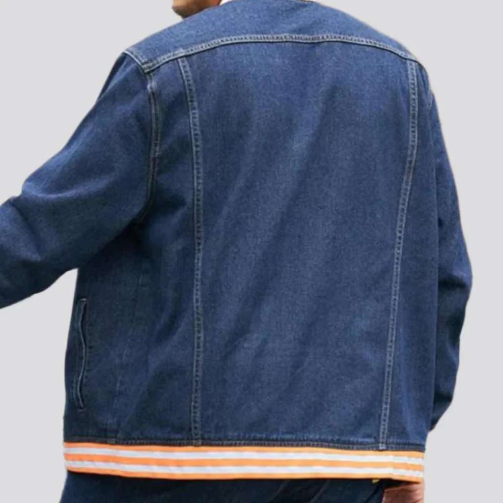 Bomber men jean jacket