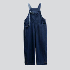 Stylish baggy women denim jumpsuit