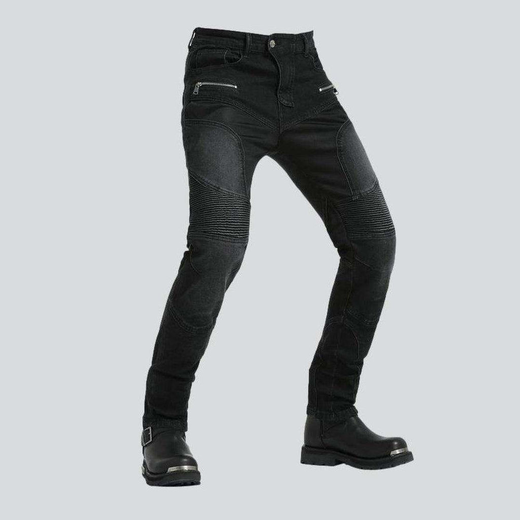 Atmungsaktive Kevlar Herren Bikerjeans