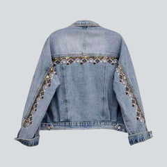 Oversized vintage jean jacket