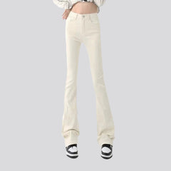 Street women monochrome jeans