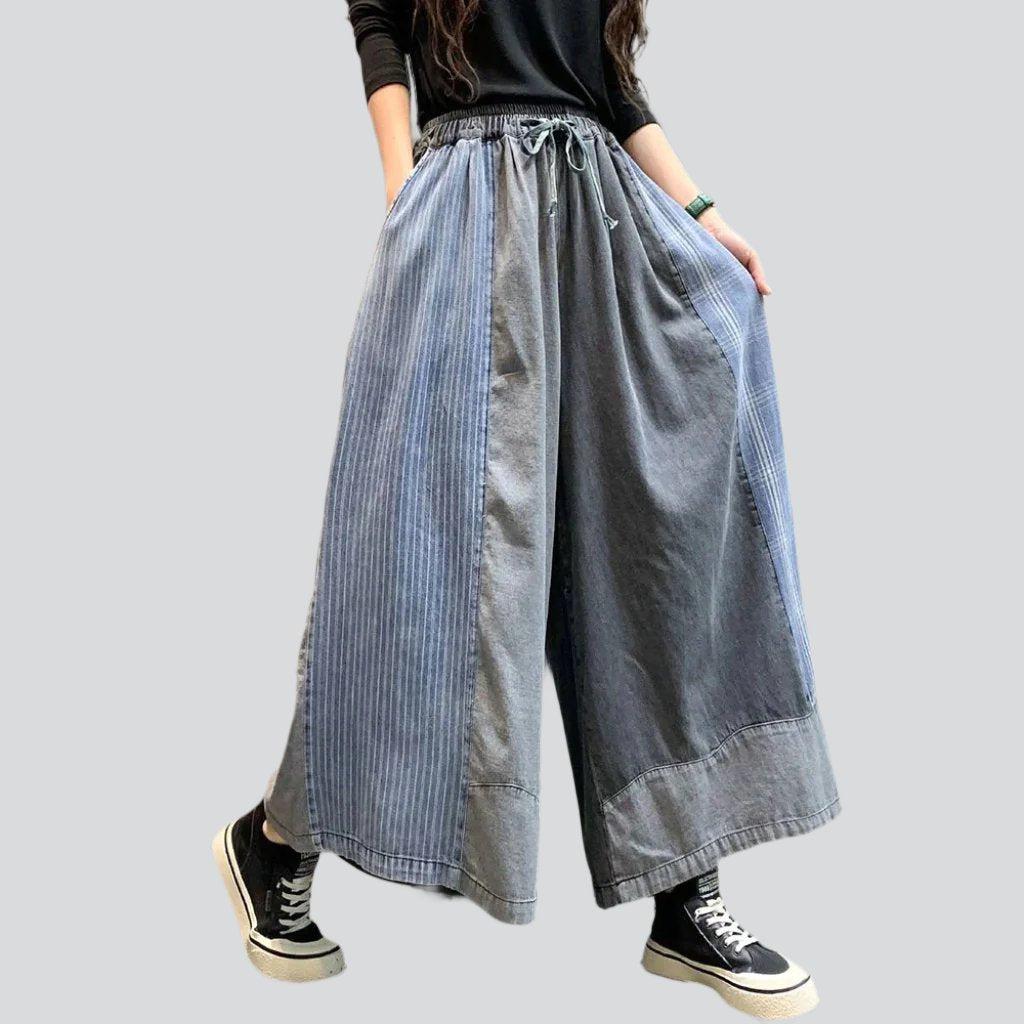 Pantalones vaqueros culotte estilo street style