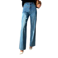 Fashion classic straight women jeans