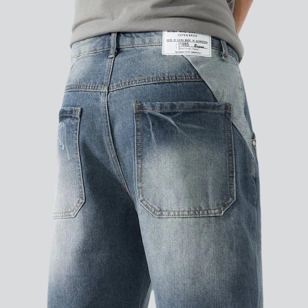 Zerrissene Vintage-Jeansshorts für Herren