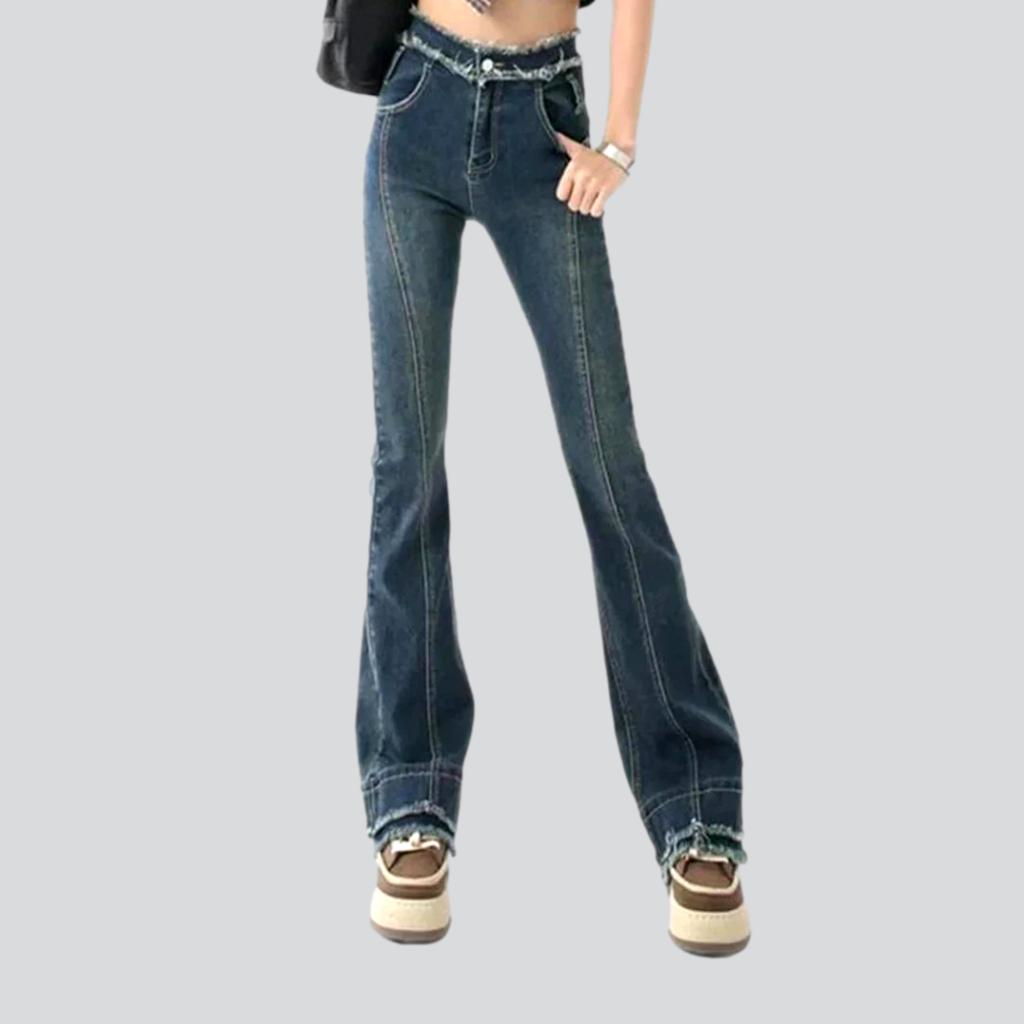 Street women vintage jeans