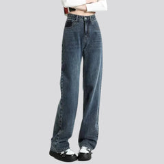 Patched back pocket women jeans