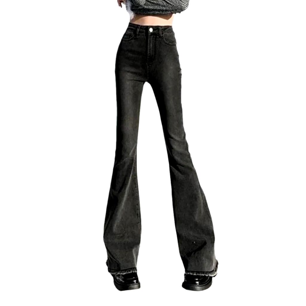 Stonewashed street jeans for women