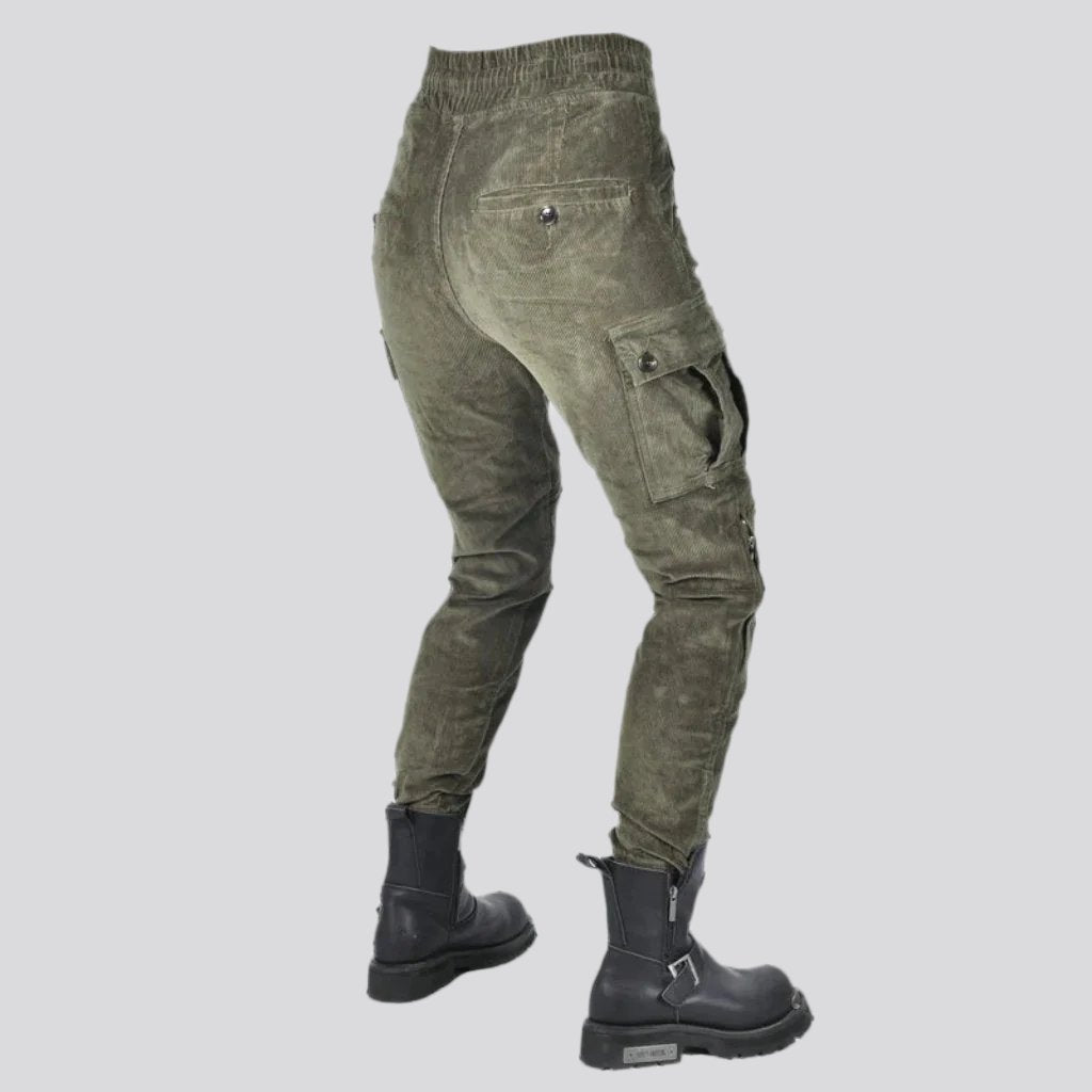 Farbschützende Moto-Jeanshose für Damen