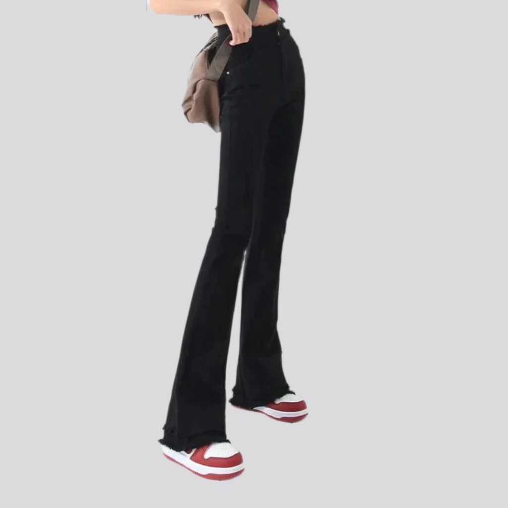 Street women vintage jeans